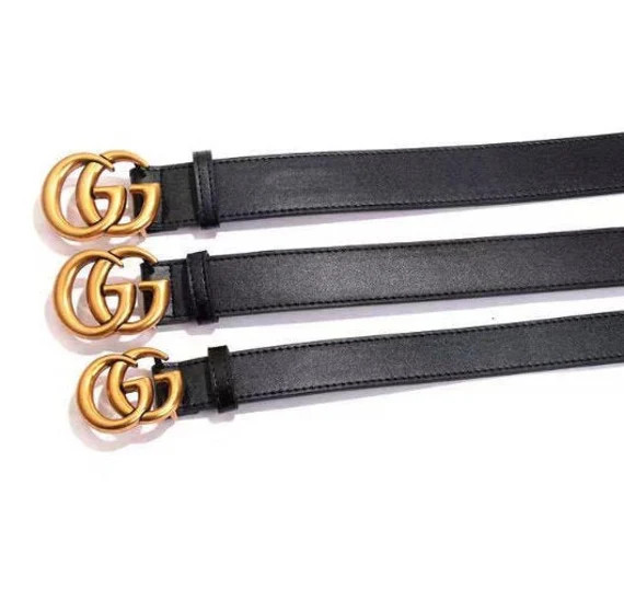 Designer Luxe Popular Ladies 2019 Catwalk Black G bronze gBelt Buckle | Etsy (US)