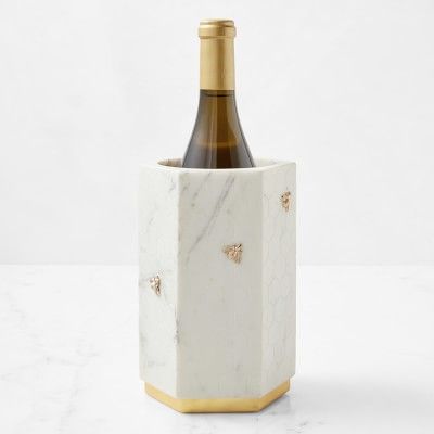 Marble Honeycomb Wine Chiller | Williams Sonoma | Williams-Sonoma