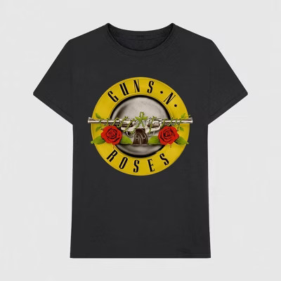 Men's Guns N Roses Short Sleeve Graphic T-Shirt - Black | Target