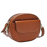 Fossil Women's Serena Leather Belt Bag Handbag, Brown | Amazon (US)