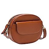 Fossil Women's Serena Leather Belt Bag Handbag, Brown | Amazon (US)