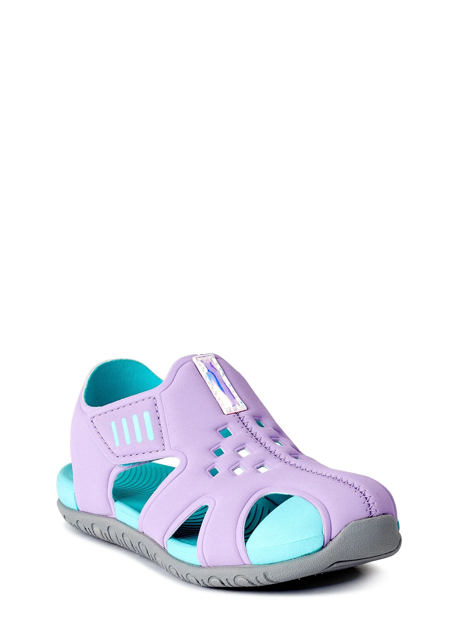 Wonder Nation Toddler Girls Beach Bump Toe Sport Sandals | Walmart (US)