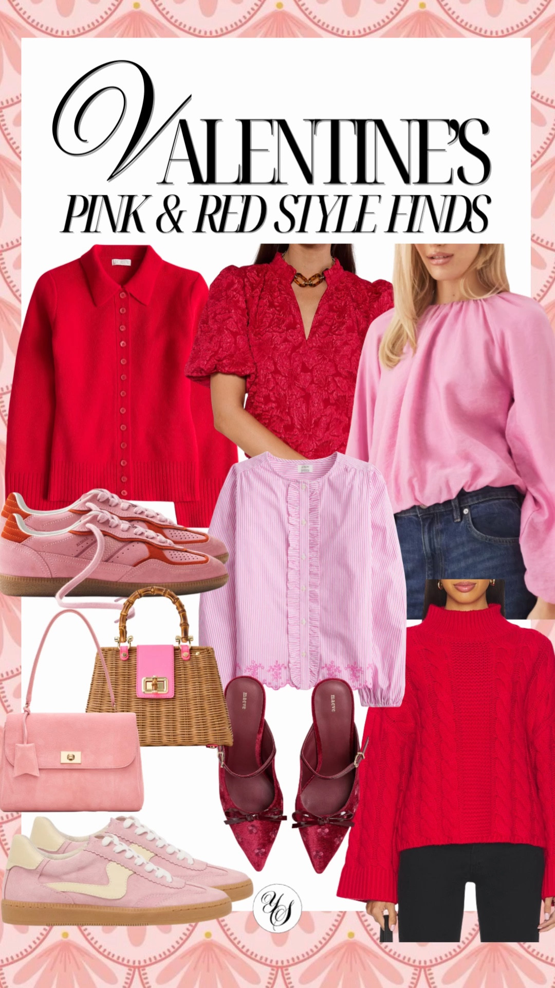 Shop these Valentine’s Day styles I’m currently loving!! ❤️

@Anthropologie @shopavara @Revolve @jcrew  @adidas #valentinesday #ltkseasonal #ltkpetite

Valentine’s Day styles, date night, pink blouse, red sweater, Grandmillenial, outfit idea, sneakers, adidas sambas, handbag, j crew fashion finds, H&M, style finds, women’s outfit, top picks, best sellers, pink and red, revolve fashion findss

#LTKValentine #LTKgrwm #LTKootd