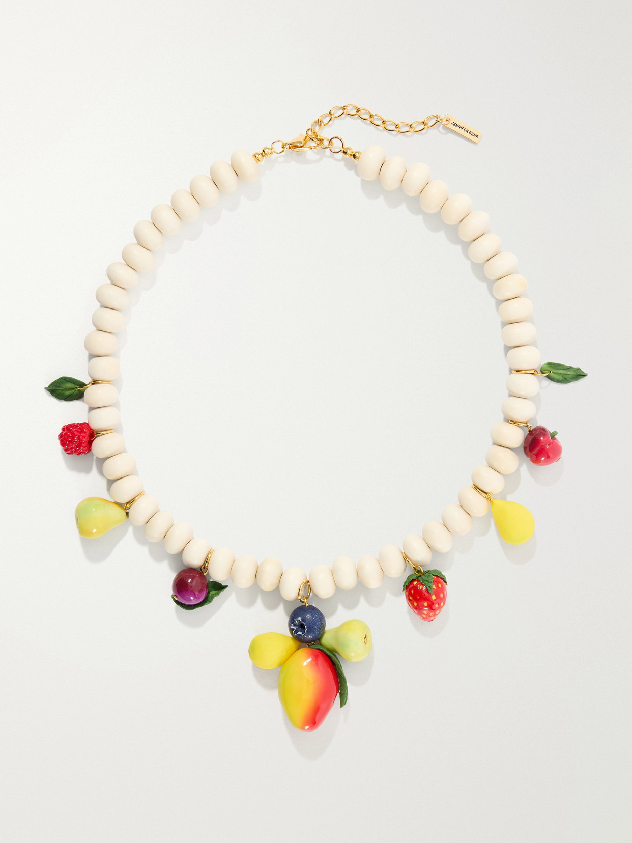 Jennifer Behr - Fruita Beads, Resin And Gold-tone Necklace - Multi | NET-A-PORTER (US)