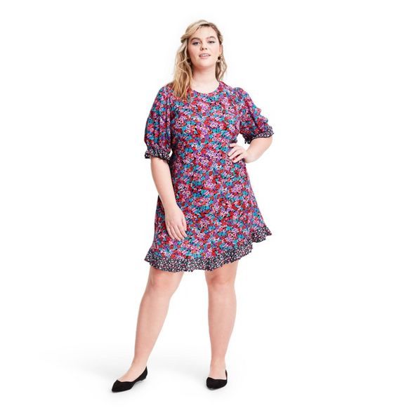 Mixed Floral Puff Sleeve Dress - RIXO for Target | Target