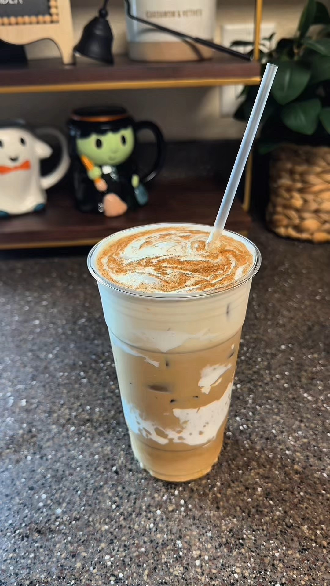 Marshmallow Pumpkin Spice Iced Latte ☁️🫶🏼🤎 A Fall Season absolute treat!! 

#LTKHome #LTKSeasonal #LTKFindsUnder50