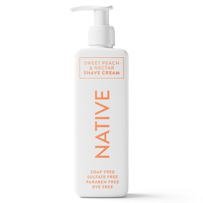 Native Sweet Peach & Nectar Shaving Cream - 7.6 fl oz | Target