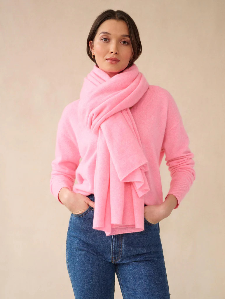 cashmere travel wrap | White and Warren