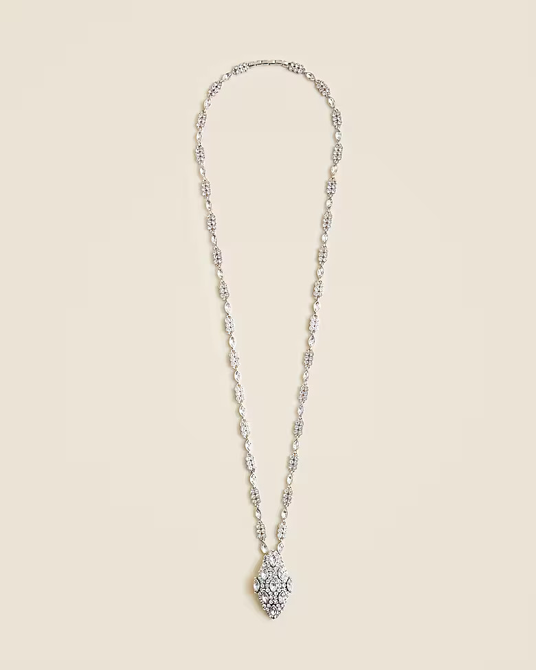 Crystal pendant necklace | J. Crew US