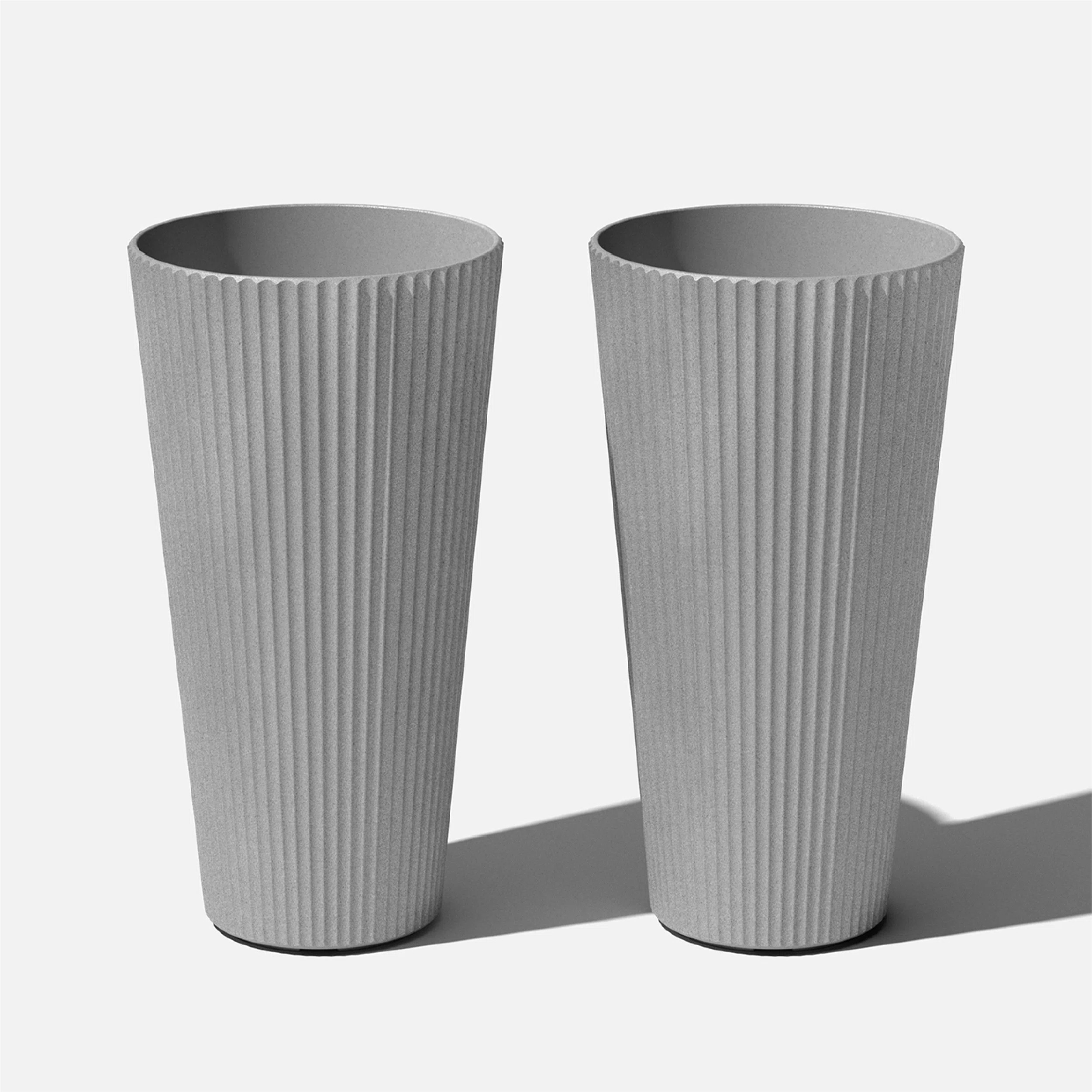 26" Tall Plastic-Stone Planter | Wayfair North America