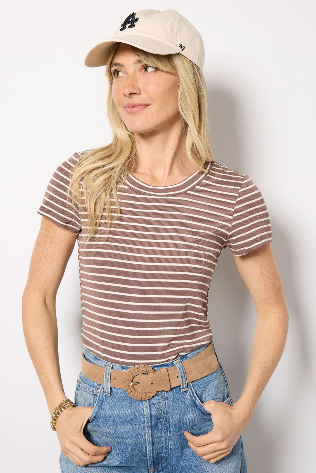 Harrison Rib Tee | Evereve
