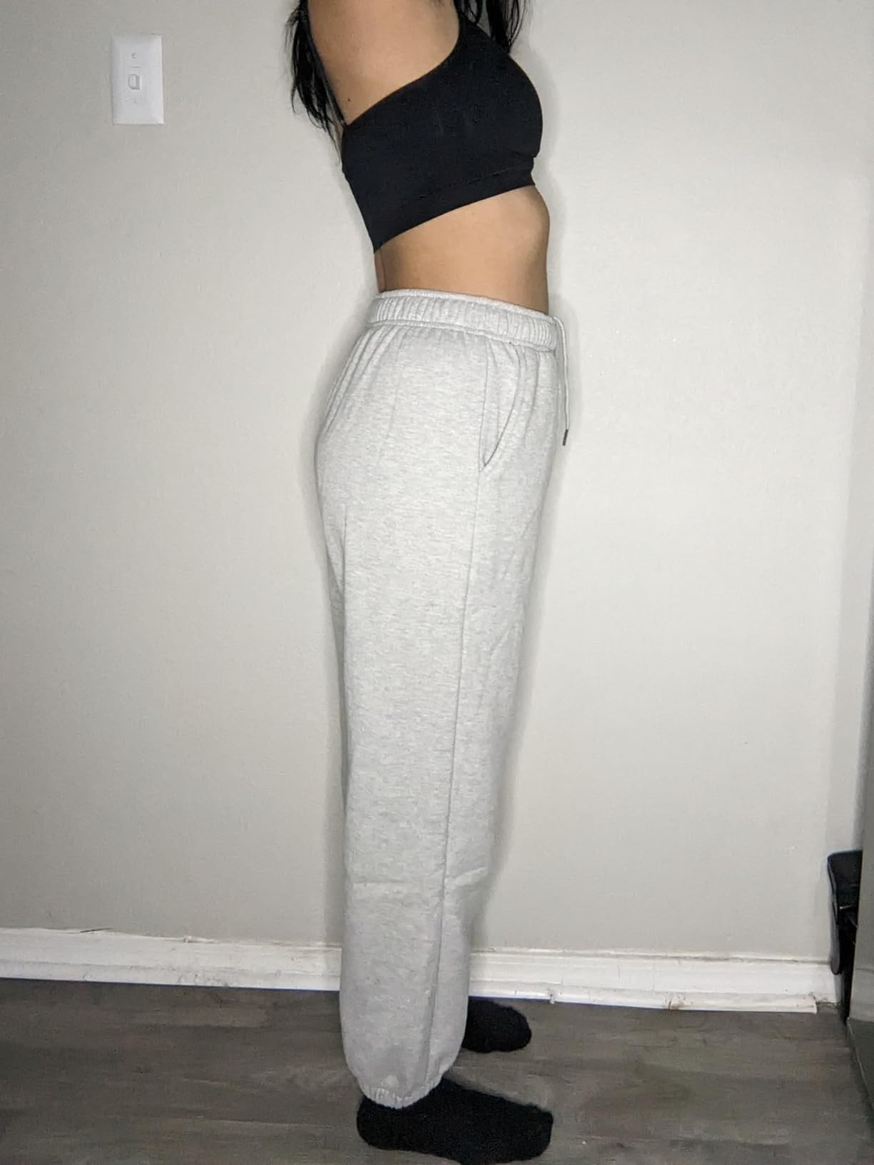 Baccarri Women’s Casual Fleece Sweatpants High Waisted Cinch Bottom Lounge Baggy Joggers Pants | Amazon (US)