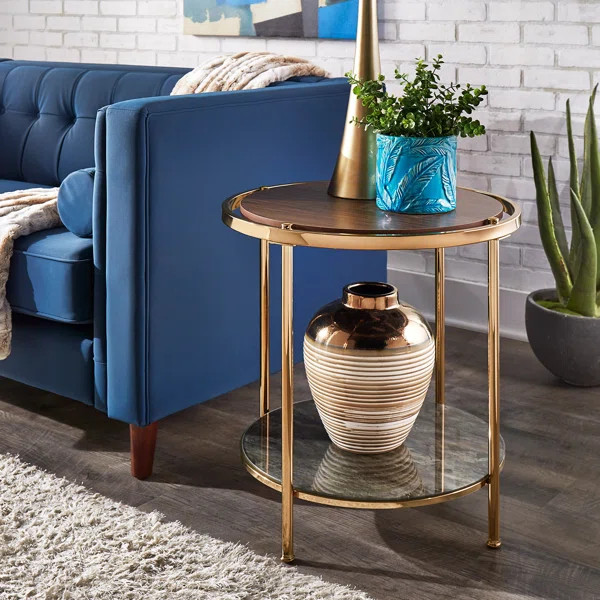 Mckenly 24.02'' Tall Iron End Table | Wayfair North America