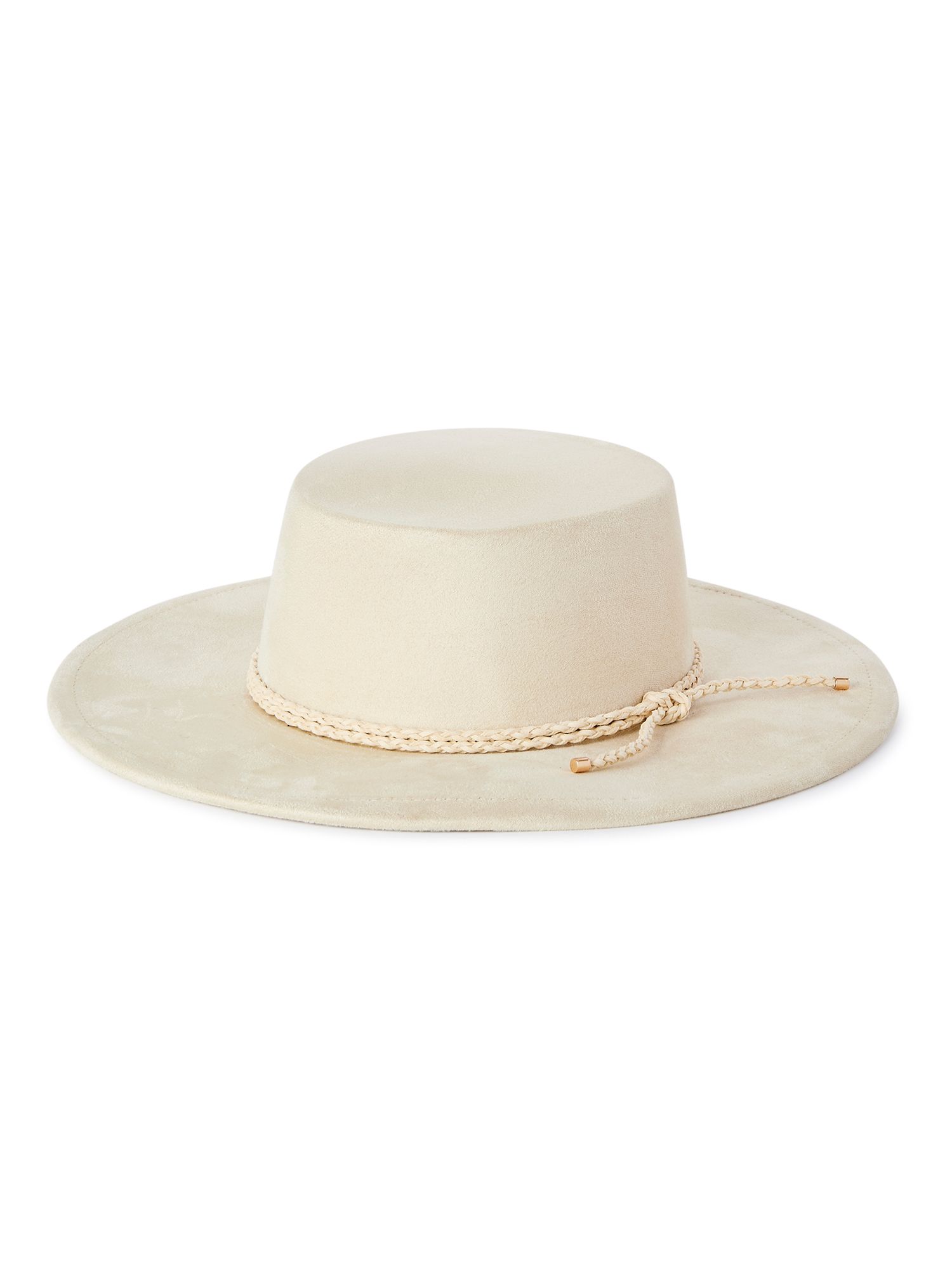 Time and Tru Boater Hat with Rope Trim - Walmart.com | Walmart (US)