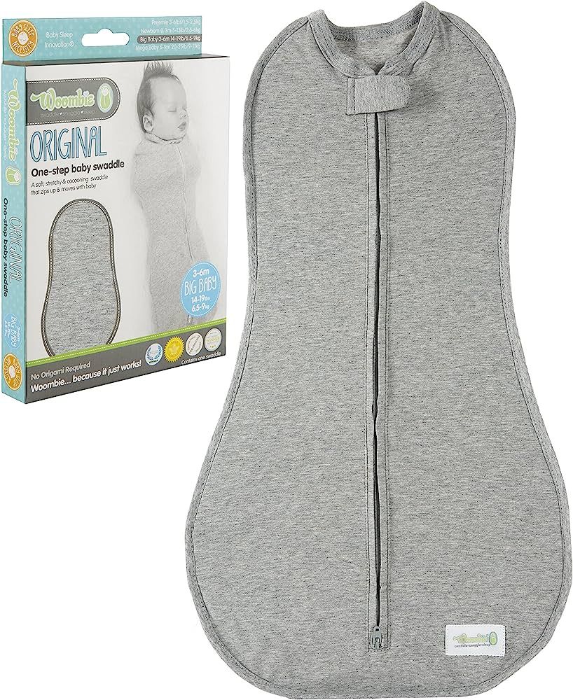 Woombie Original Baby Swaddling Blanket - Soothing, Cotton Baby Swaddle - Wearable Baby Blanket, ... | Amazon (US)