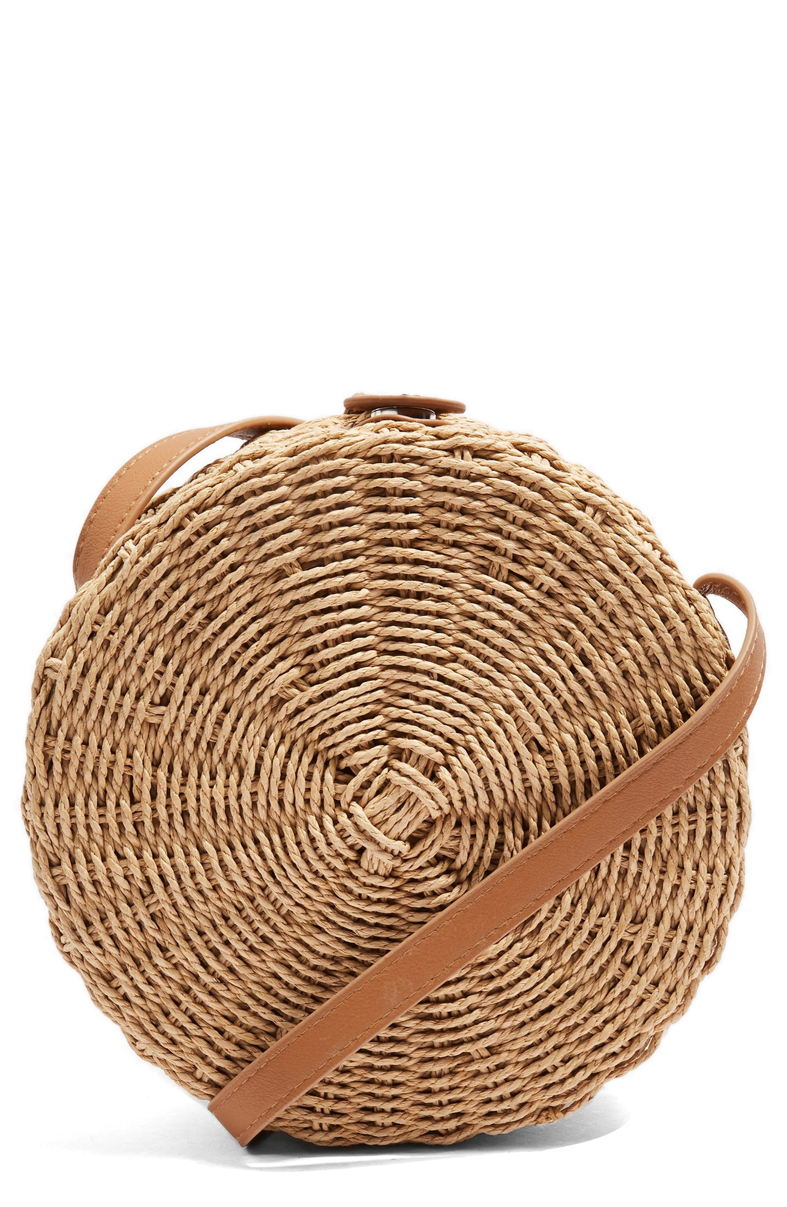 Topshop Barbar Straw Crossbody Bag | Nordstrom