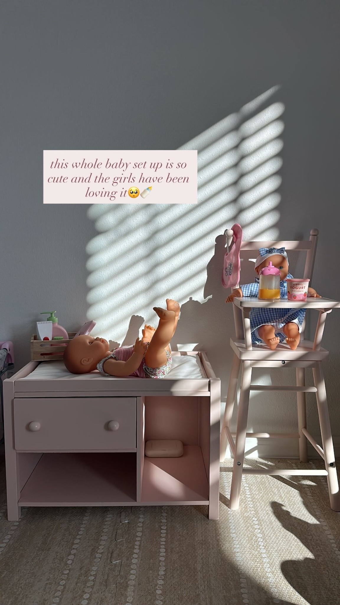 bay doll changing table & high chair🍼👶🏼

Pottery barn kids/ baby dolls/ toddlerr

#LTKBaby #LTKmomlife #LTKKids