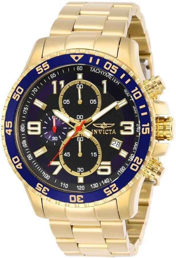 Invicta Men's Specialty Chronograph Textured Dial Stainless Steel Watch | Amazon (US)