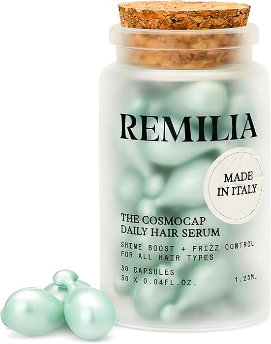 Remilia Hair | Keratin Hair Capsules with Pro-Vitamin B5 – Nourishing Leave-In Hair Serum for S... | Amazon (US)