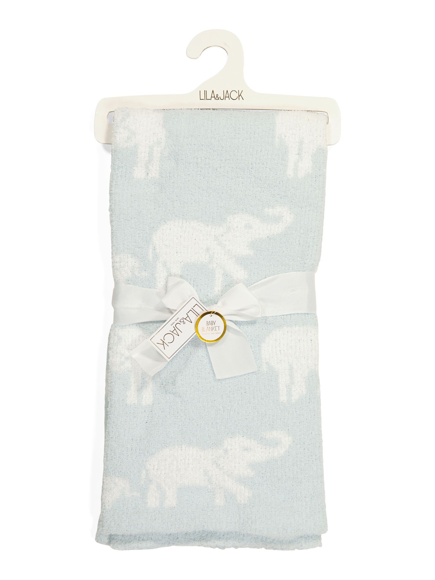 26x40 Chenille Elephant Baby Blanket | Marshalls