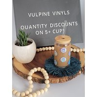 Smile Face Coffee Cup - Glass Can Mug Beer Iced Jar Cute -Glass Soda Lid & Straw | Etsy (US)