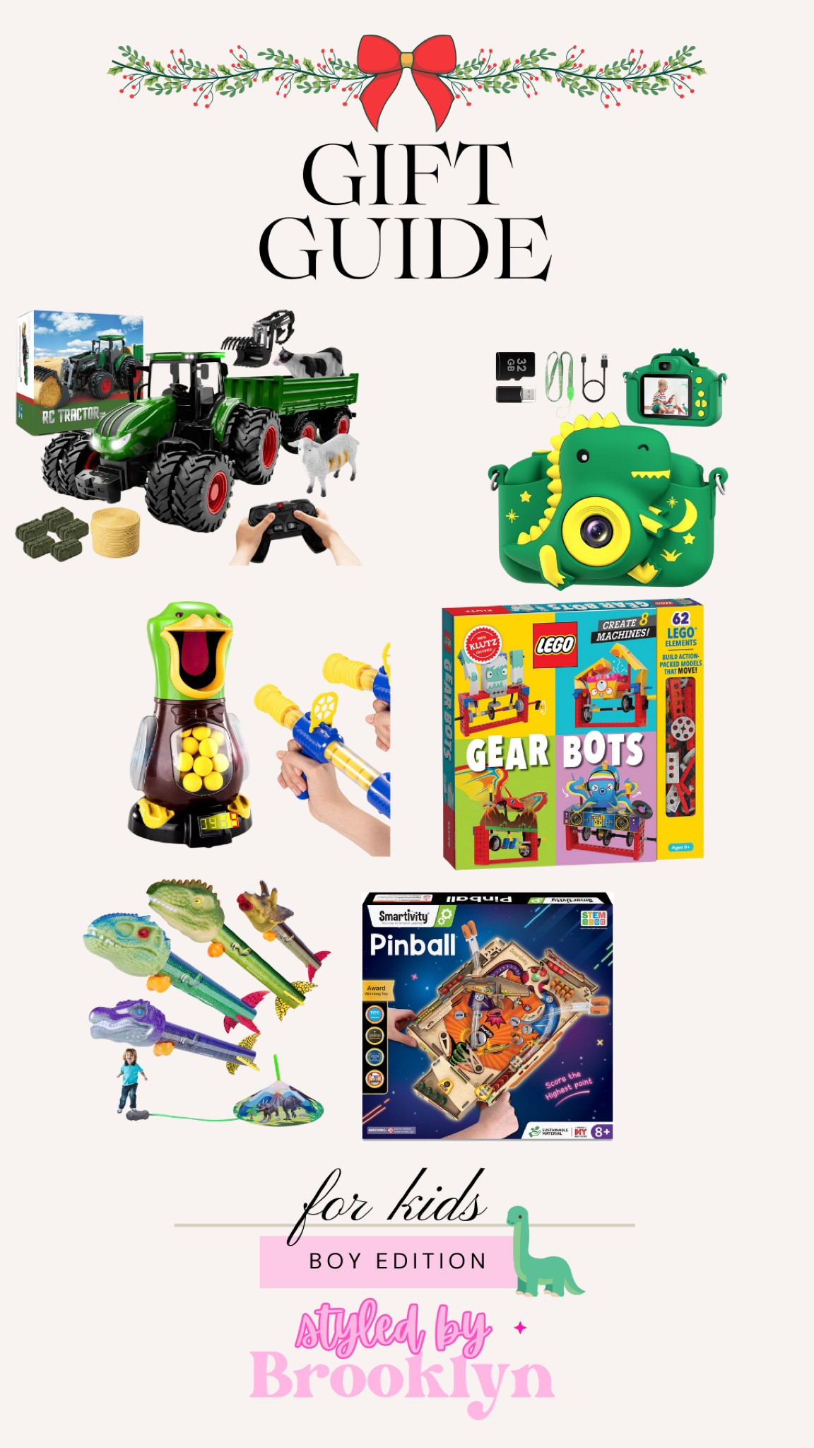 Gift Guide for kids | boys edition 🎁🦖

#LTKSeasonal #LTKHoliday #LTKGiftGuide