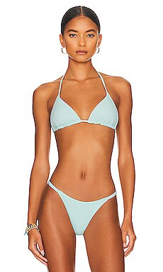 Maaji Balmy Reversible Bikini Top in Sea Glass from Revolve.com | Revolve Clothing (Global)