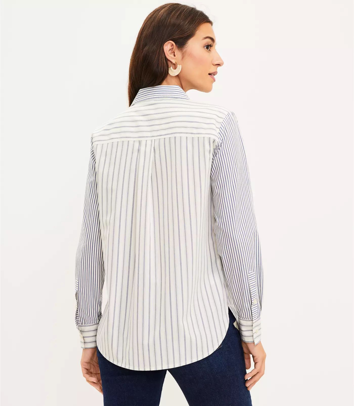 Striped Everyday Shirt | LOFT