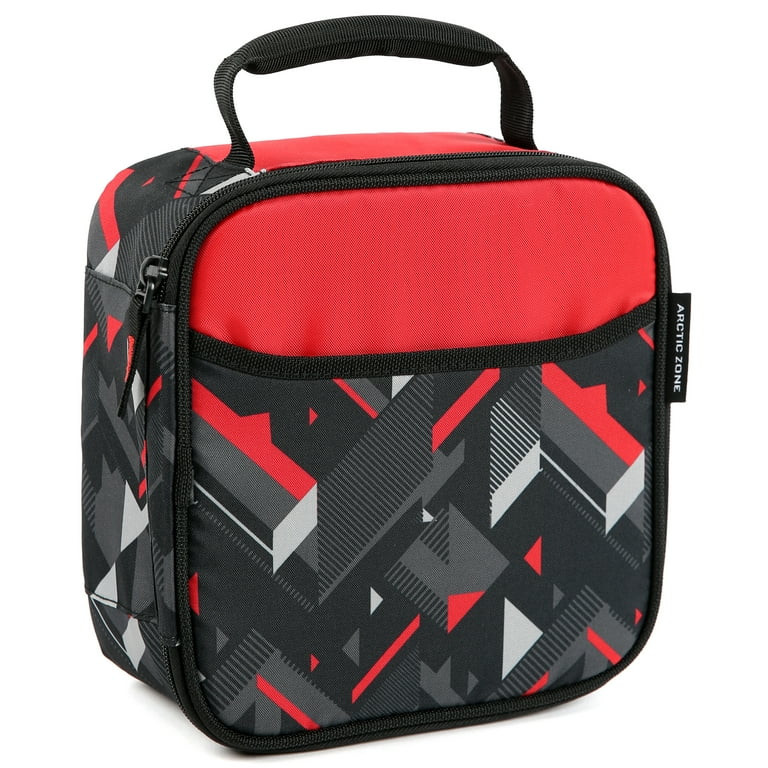 Arctic Zone Lunch Box Combo with Thermal Insulation, Tesseract Gray/Red - Walmart.com | Walmart (US)