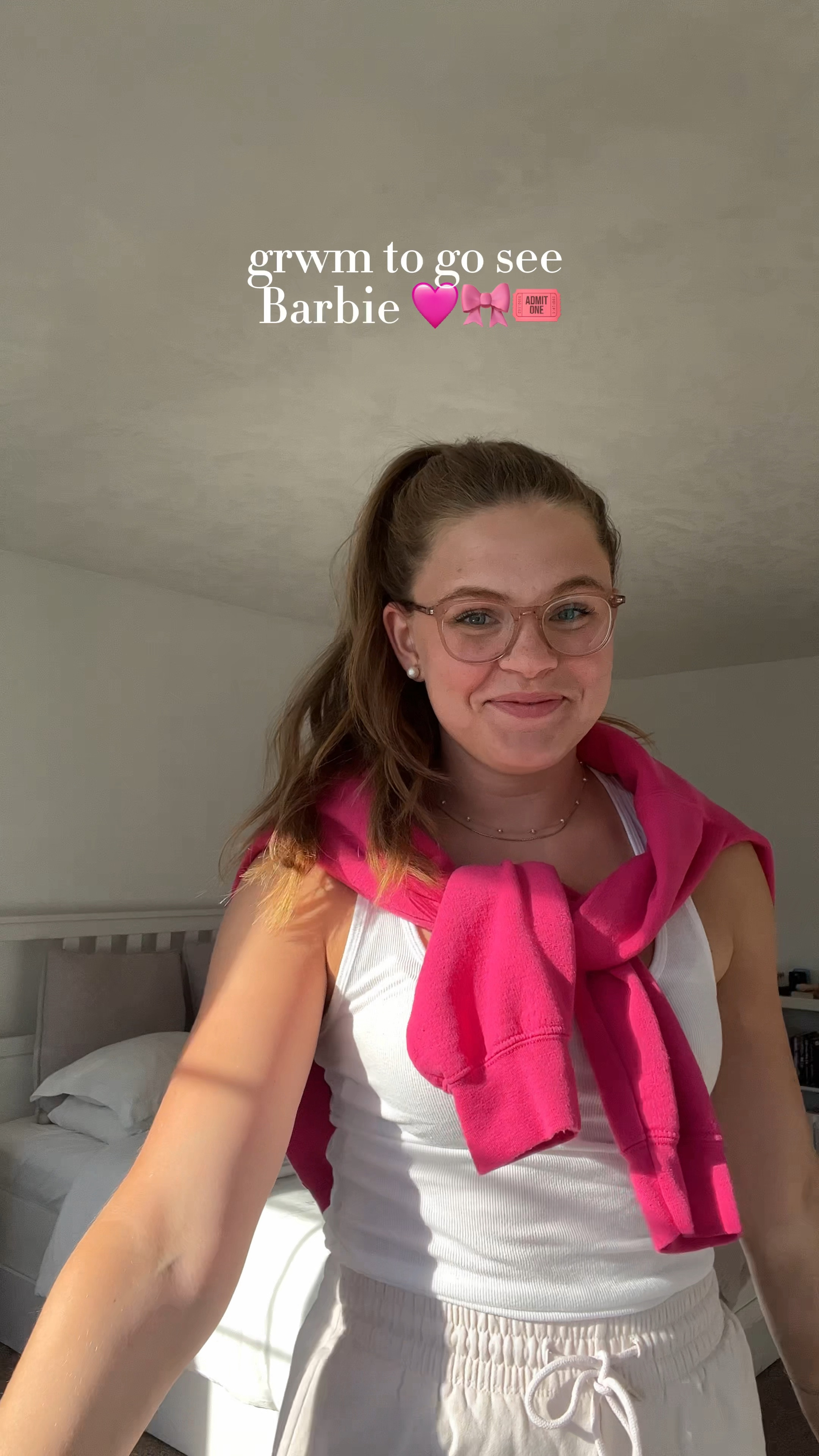 Barbie movie outfit of the night! 🎟️🩷🍿

#LTKSeasonal #LTKU #LTKFind