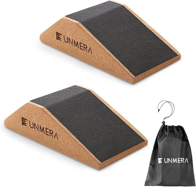 UNMERA Squat Wedge Block 2PCS Non Slip Professional Ramp, Platform for Heel Elevated Squats and C... | Amazon (US)