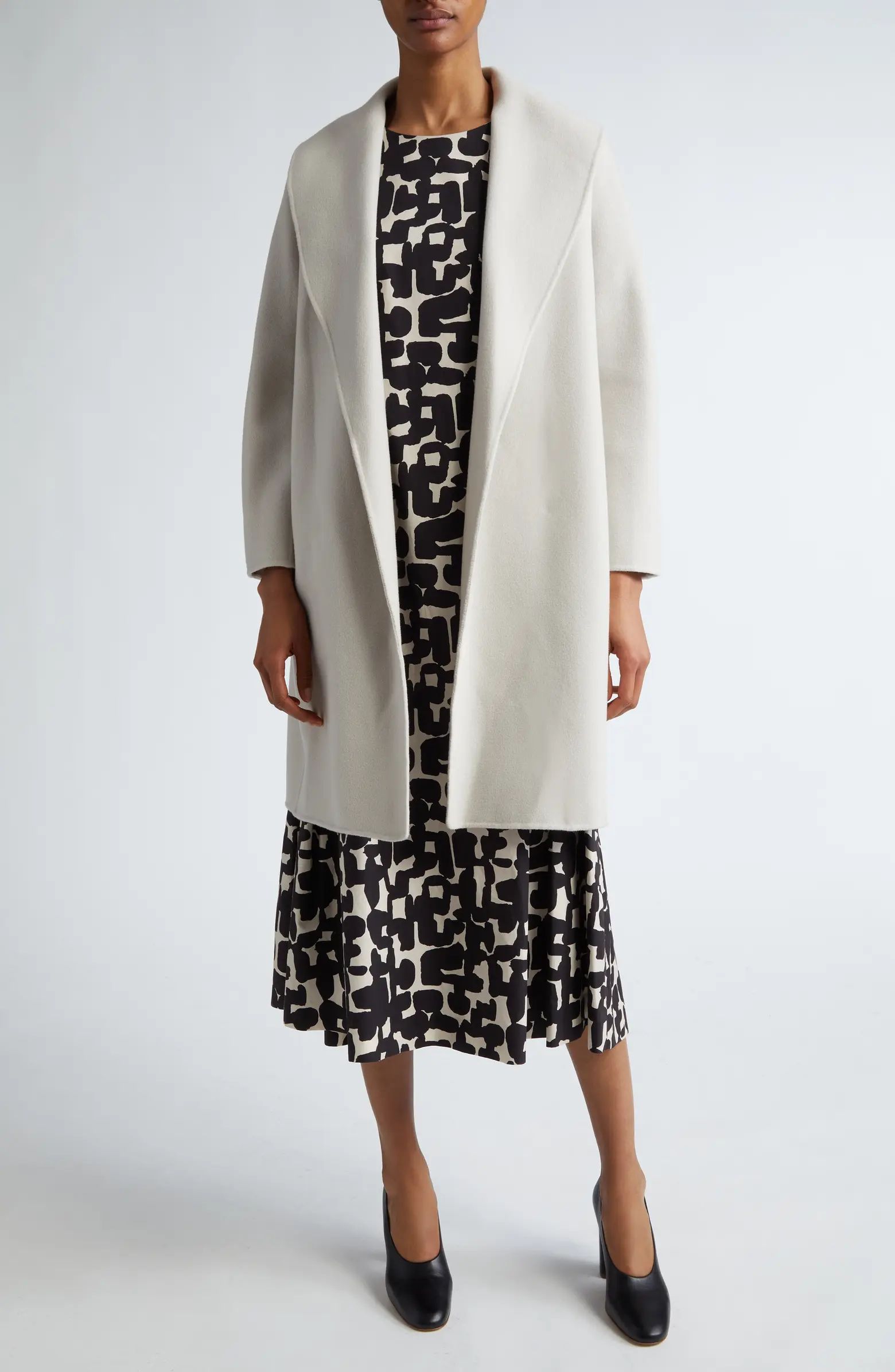 Max Mara Messi Virgin Wool Belted Coat | Nordstrom | Nordstrom