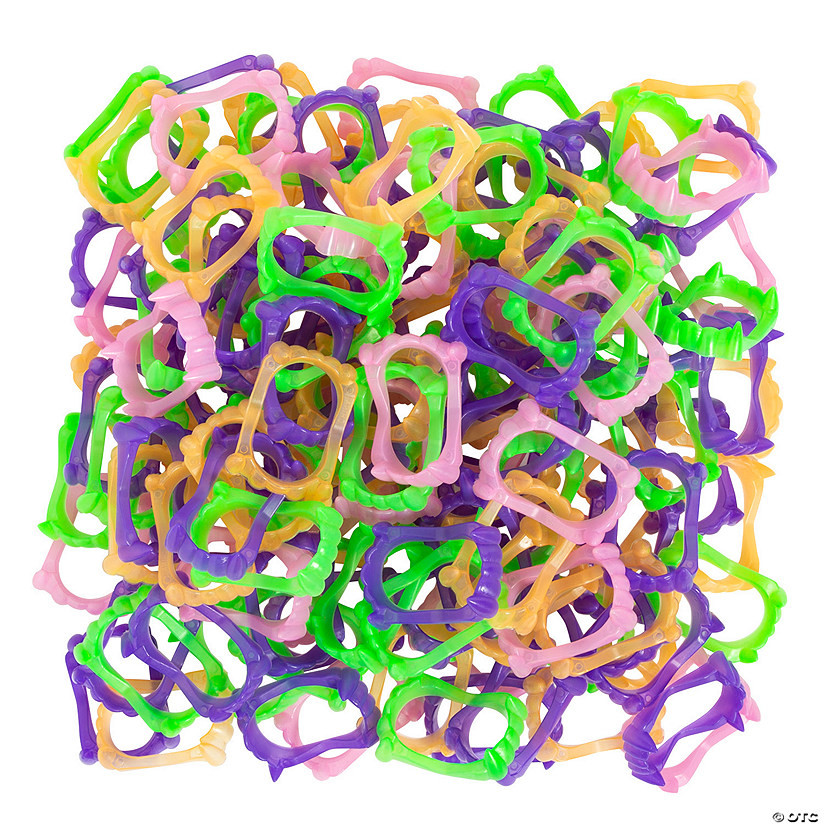 Bulk 144 Pc. Neon BPA-Free Plastic Vampire Teeth | Oriental Trading Company