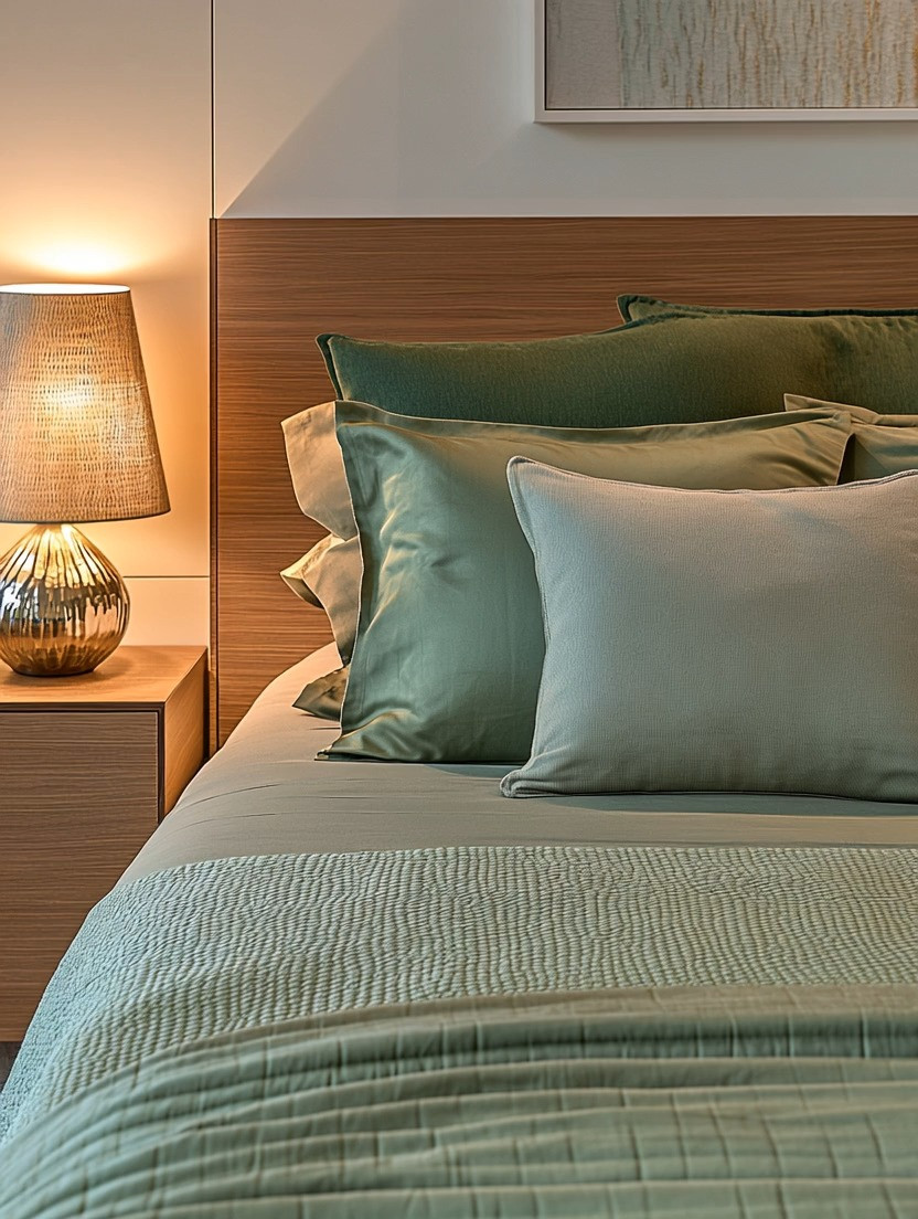 Do you want your bedroom to feel like a place you exhale the moment you walk in?

Not everything has to be bold to feel luxurious. Sometimes, the most beautiful spaces are the quietest ones.

Start with a wooden bed—grounded, warm, and timeless.
Layer it with sage green bedding—soft, calming, and deeply connected to nature.
Then finish with a gold and ivory table lamp—just enough glow, just enough luxury.

That subtle touch of gold is what elevates everything.
It doesn’t overpower—it refines.

This combination creates a space that feels calm, elegant, and effortlessly put together. A bedroom that feels like rest, not just looks like it.

Explore our edit for sage green bedding and statement table lamps—multiple options linked to create this exact look.

#bedroomdecor #quietluxury #homedecorideas #interiordesign 

 #LTKHome