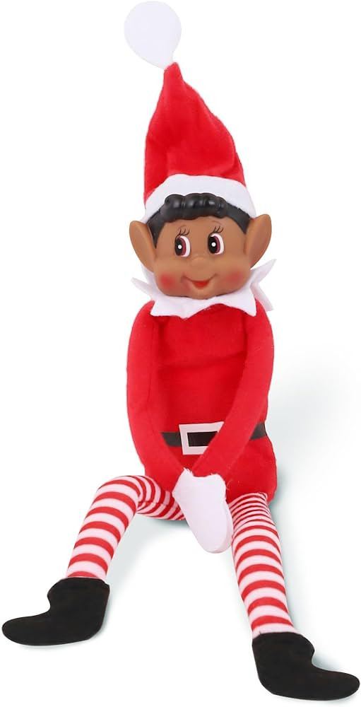 Christmas Elf Behaving Badly Plush Toy | Novelty Long Bendy Naughty Boy Christmas Elves Doll | 12... | Amazon (US)