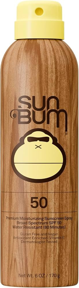 Sun Bum Original SPF 50 Sunscreen Body Spray - Broad Spectrum Moisturizing Sunscreen with Vitamin... | Amazon (US)
