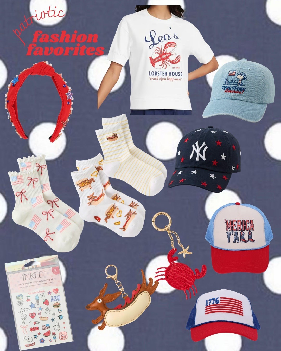 I love these patriotic fashion finds! 

 #LTKootd #LTKmomlife #LTKSeasonal