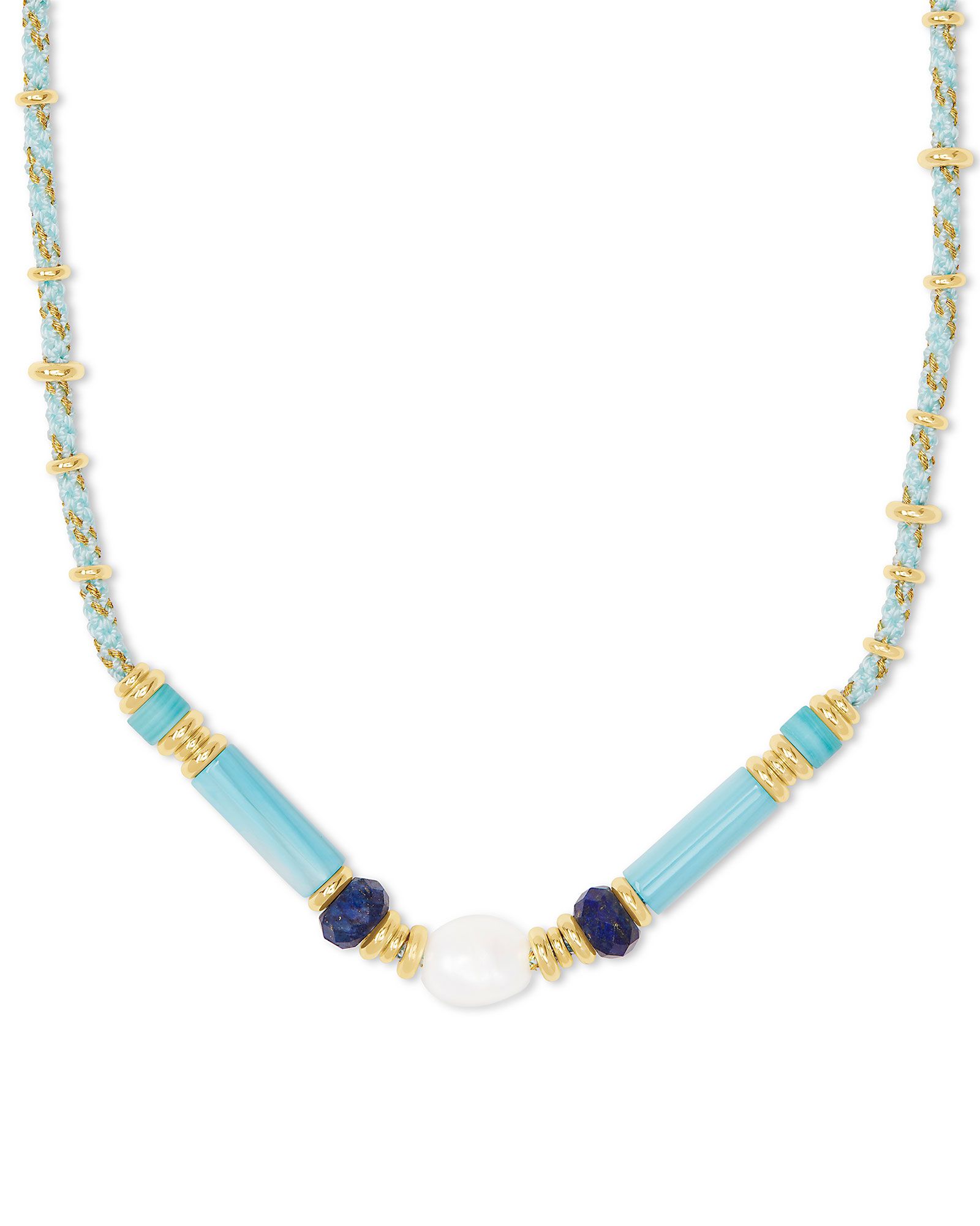 Rachel Gold Choker Necklace In Blue Mix | Kendra Scott