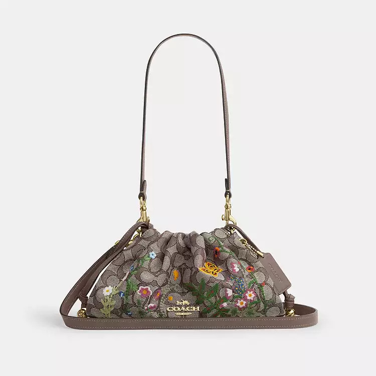 In Signature Jacquard With Floral Embroidery | Coach (US)