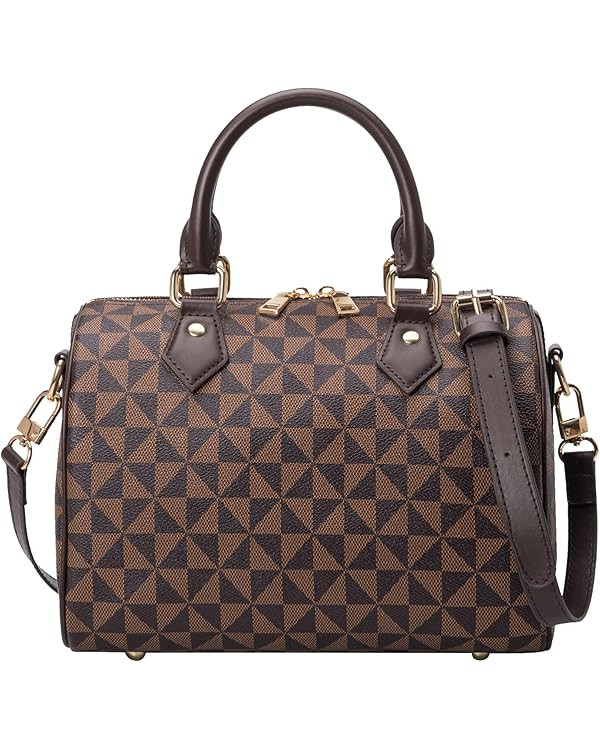 Top Handle Bags for Women Fahsionable Designer Crossbody Purse Large Cute Satchel Handbag | Amazon (US)