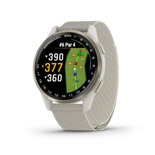 Garmin Approach® S50, Golf GPS Smartwatch, 43mm, Ivory | Amazon (US)