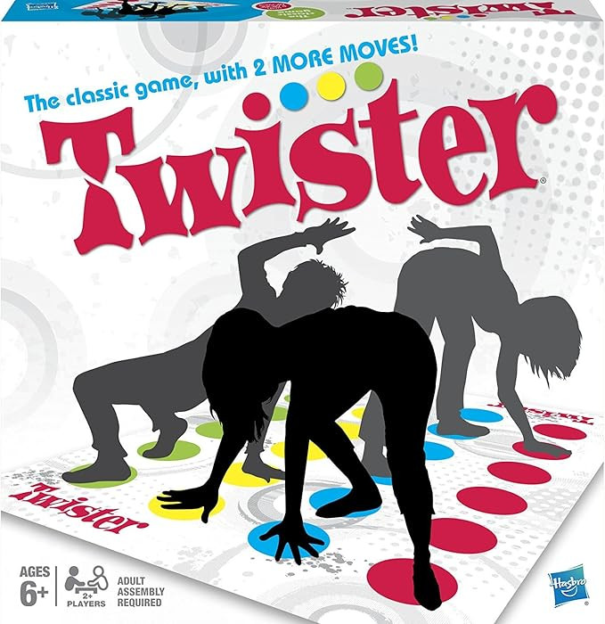 Hasbro Twister Party Classic Board Game for 2 or More Players,Indoor and Outdoor Game for Kids 6 ... | Amazon (US)
