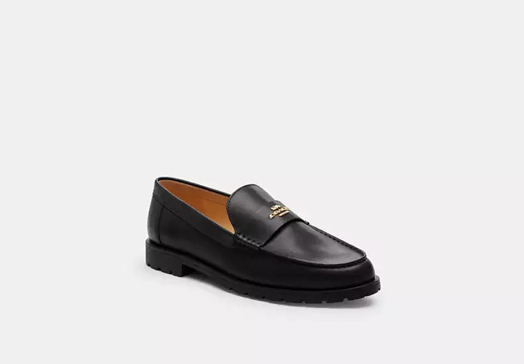 Coach Outlet Janie Loafer - Black, Size: 8.5 | Coach Outlet US