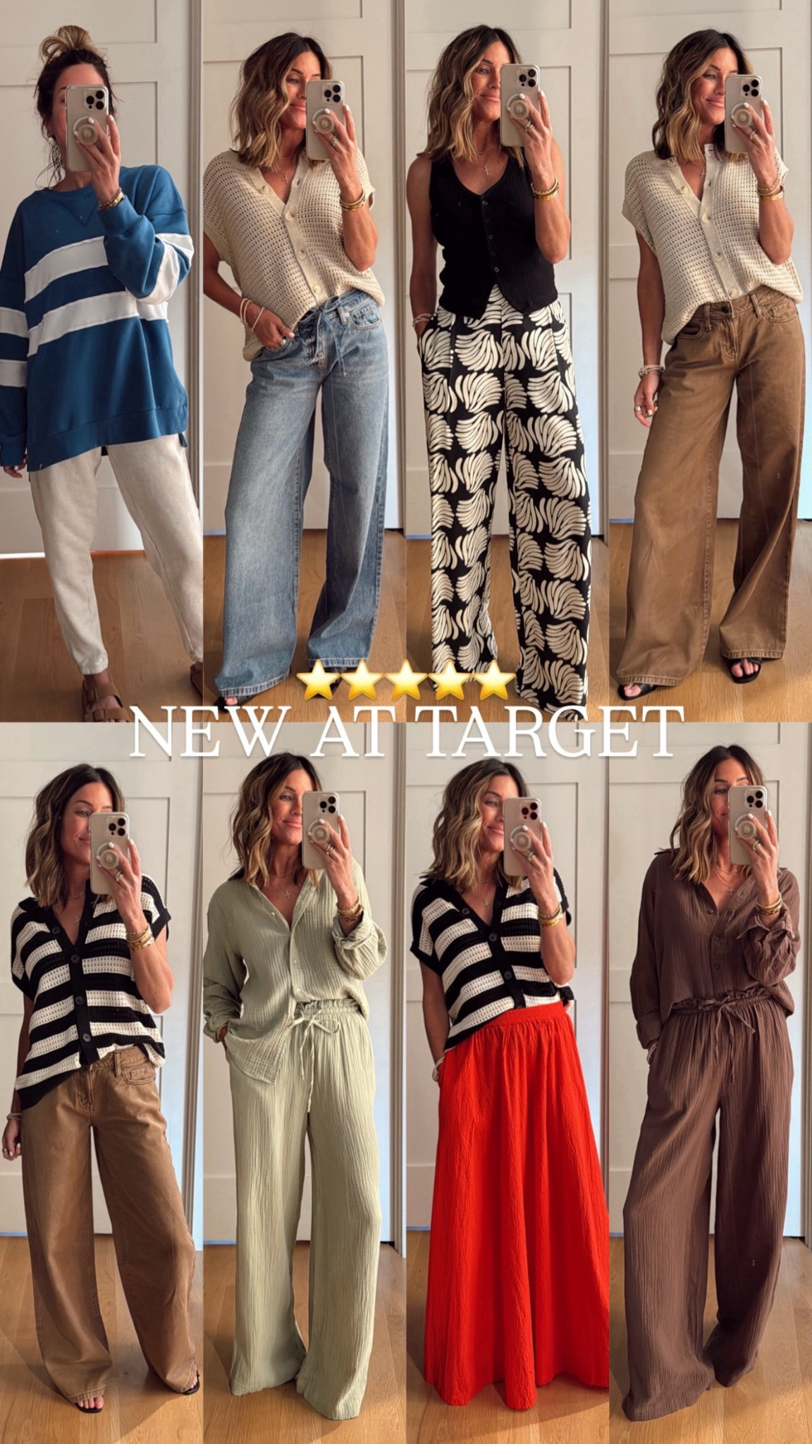 Target newness that stopped me in my tracks! Everything SUPER nice quality, perfect for summer and transitioning into fall, and nearly everything is under $30!! 🤩 everything true to size. 