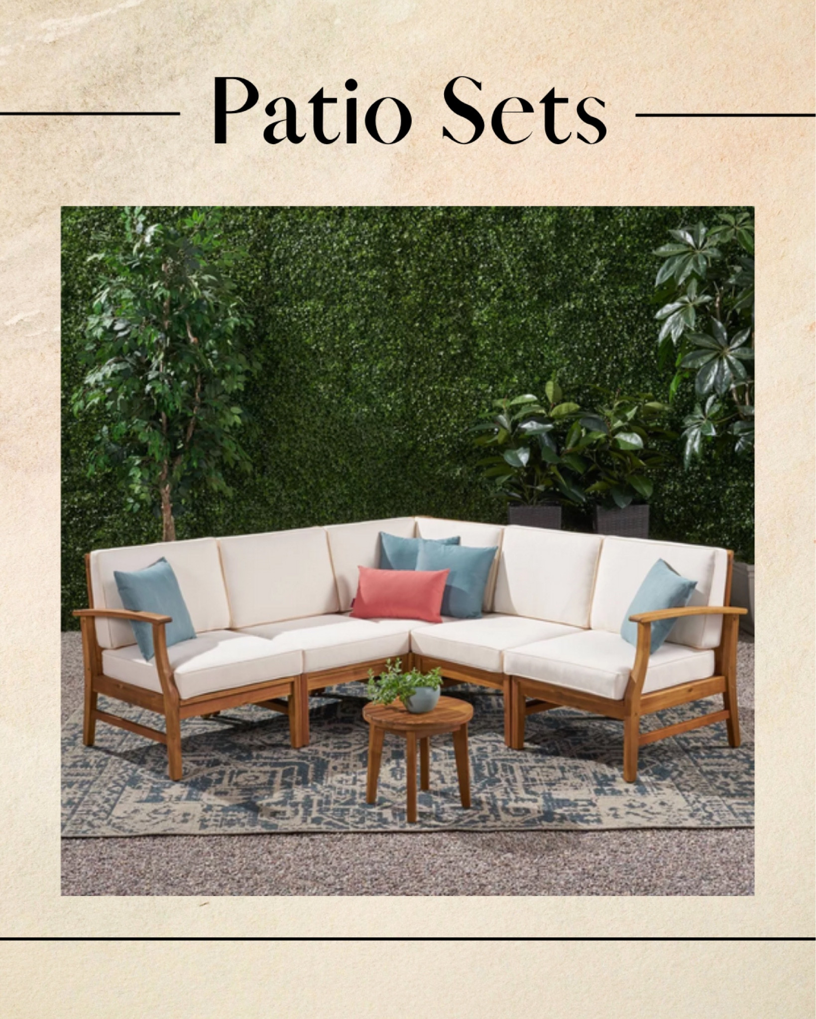 Check out the great patio sets at Target

Patio set, patio furniture, patio chair, outdoor furniture, patio couch, home, home decor, patio decor 

#LTKhome #LTKfamily #LTKSeasonal
