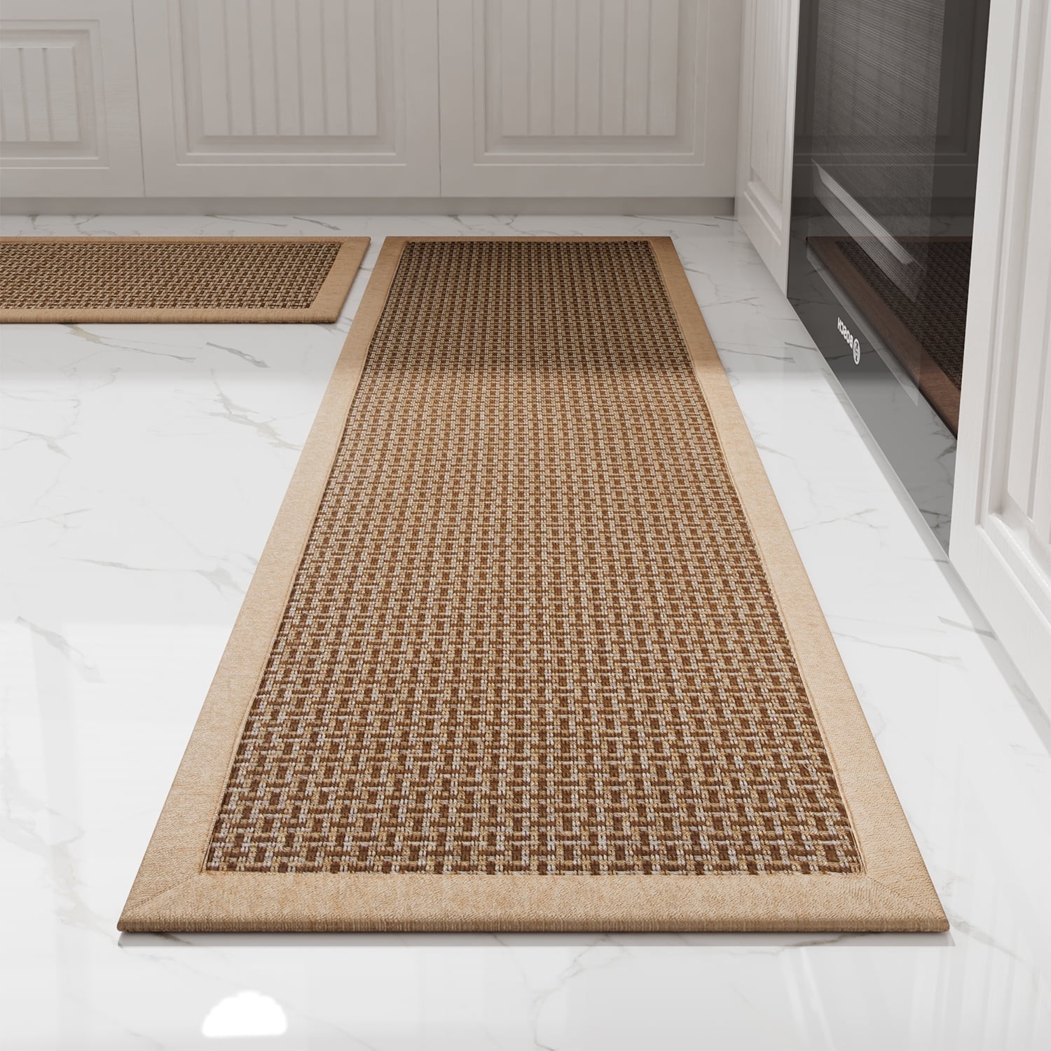 SIXHOME Rug Runner Kitchen Rugs and Mats Sets 20"x32"+20"x71" Non Skid Washable Farmhouse Kitchen... | Walmart (US)