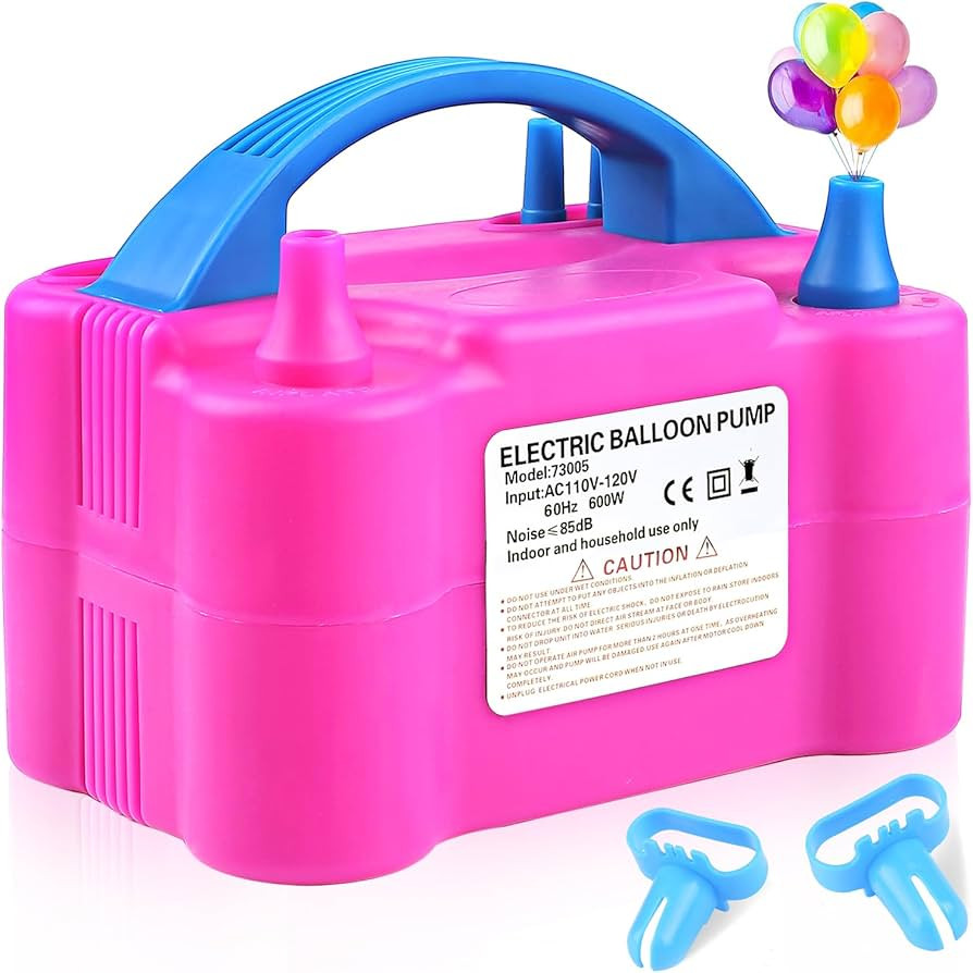 Electric Balloon Pump,Balloon Inflator, Dual Nozzle Electric Air Pump,Balloon Pump Balloons Blowe... | Amazon (CA)