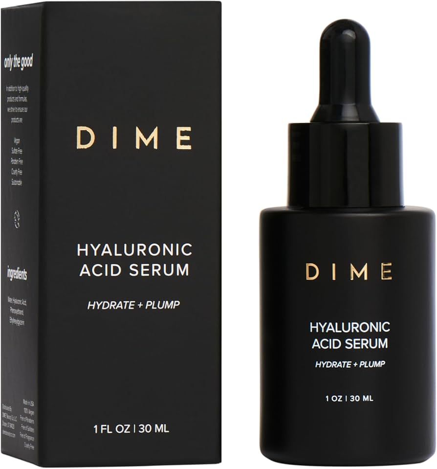 DIME Beauty Hyaluronic Acid Serum, Non-Greasy Hydrating Face Serum with Pure Hyaluronic Acid, 1 o... | Amazon (US)