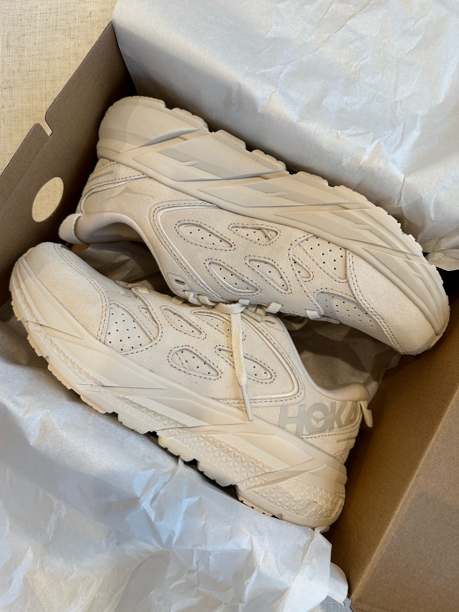 The dreamiest nude sneakers 🤩 #hoka #freepeople 

#LTKfit #LTKshoecrush #LTKstyletip