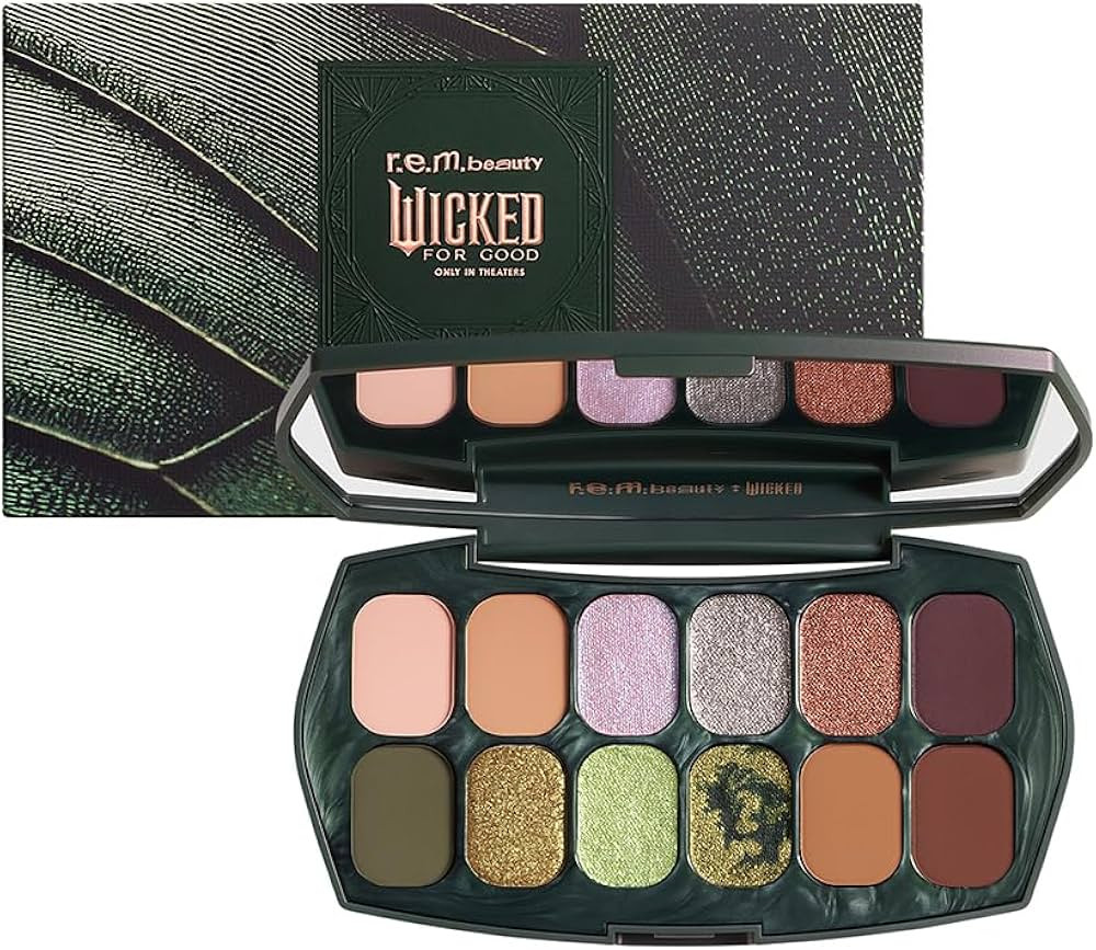 r.e.m. beauty by Ariana Grande Wicked: For Good | Ozian Forest Eyeshadow Palette | Highly Pigment... | Amazon (US)